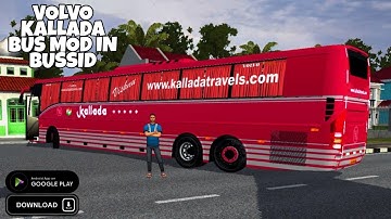 Volvo Kallada Bus Mod In Bus Simulator Indonesia - Bussid Bus Mod - Bussid Car Mod - Bussid Volvo
