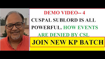 NEW KP BATCH ( DEMO VIDEO 5)   POWER OF CSL ( part 2)