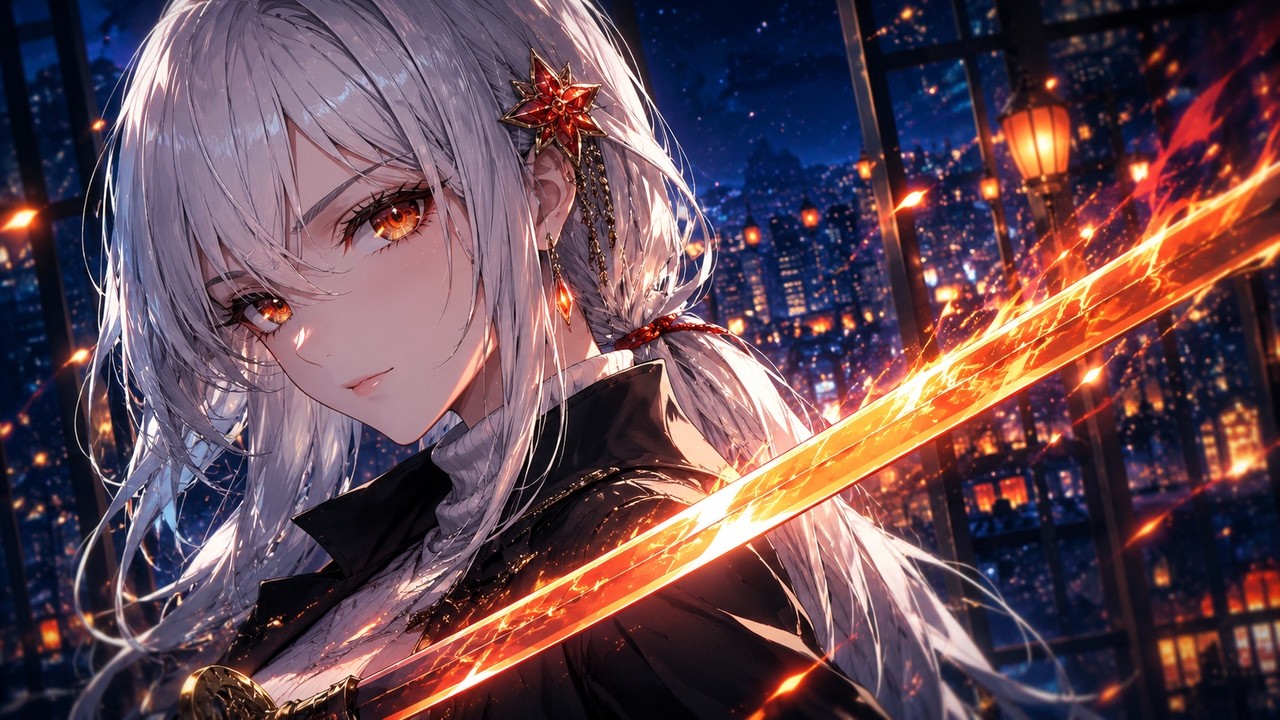 Work BGM — When Night Falls, She Sets Down Her Blade by the Window