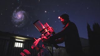 Photographing the PINWHEEL GALAXY with a Small Telescope