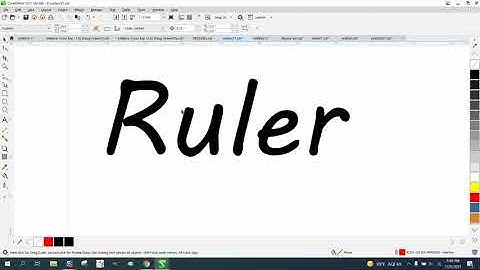 CorelDraw Tips & Tricks Ruler set up and more