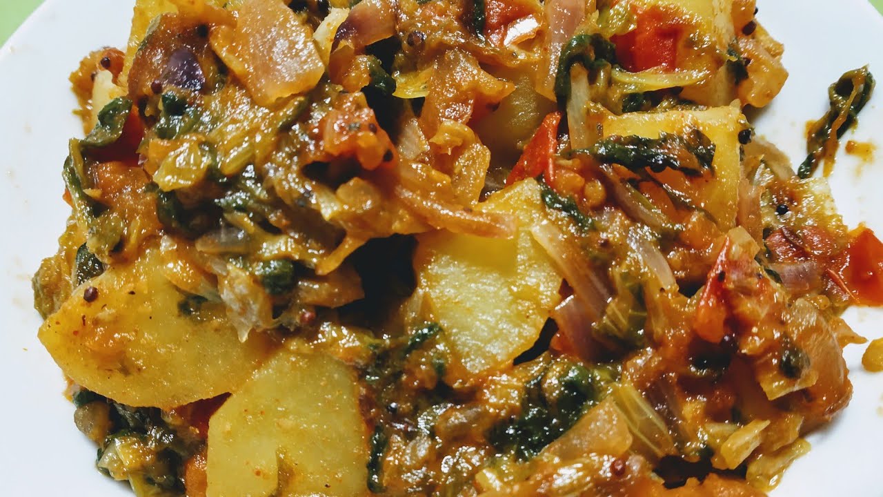 Lettuce potato curry YouTube