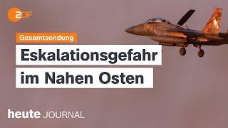 heute journal vom 15.04.2024 Eskalationsgefahr Nahost, Klimaschutzgesetz, Paragraph 218 (english)