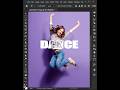 How to create outline transparent text effect in Photoshop #shorts