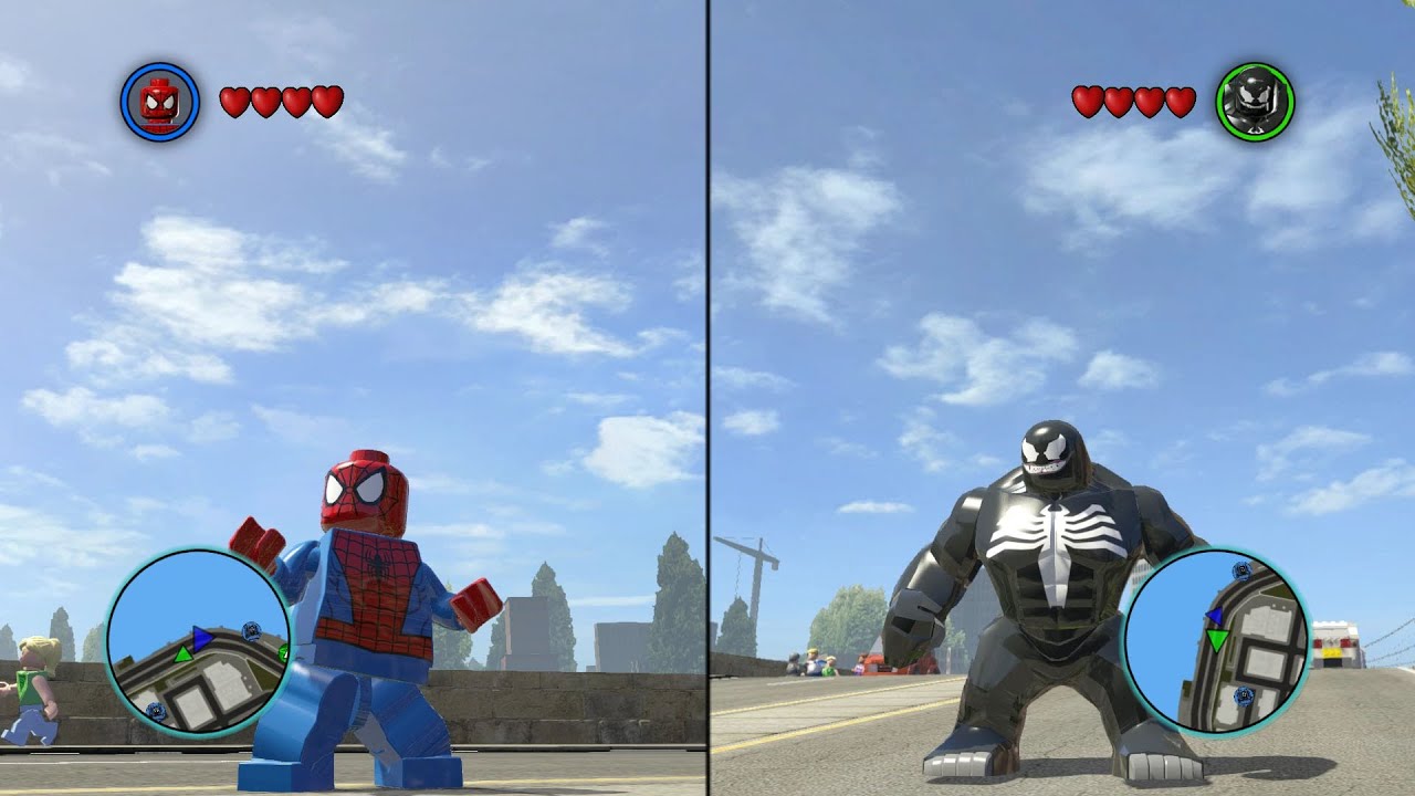 LEGO Marvel Super Heroes - Spider-Man vs Venom - CoOp Fight | Free Roam  Gameplay [HD] - YouTube