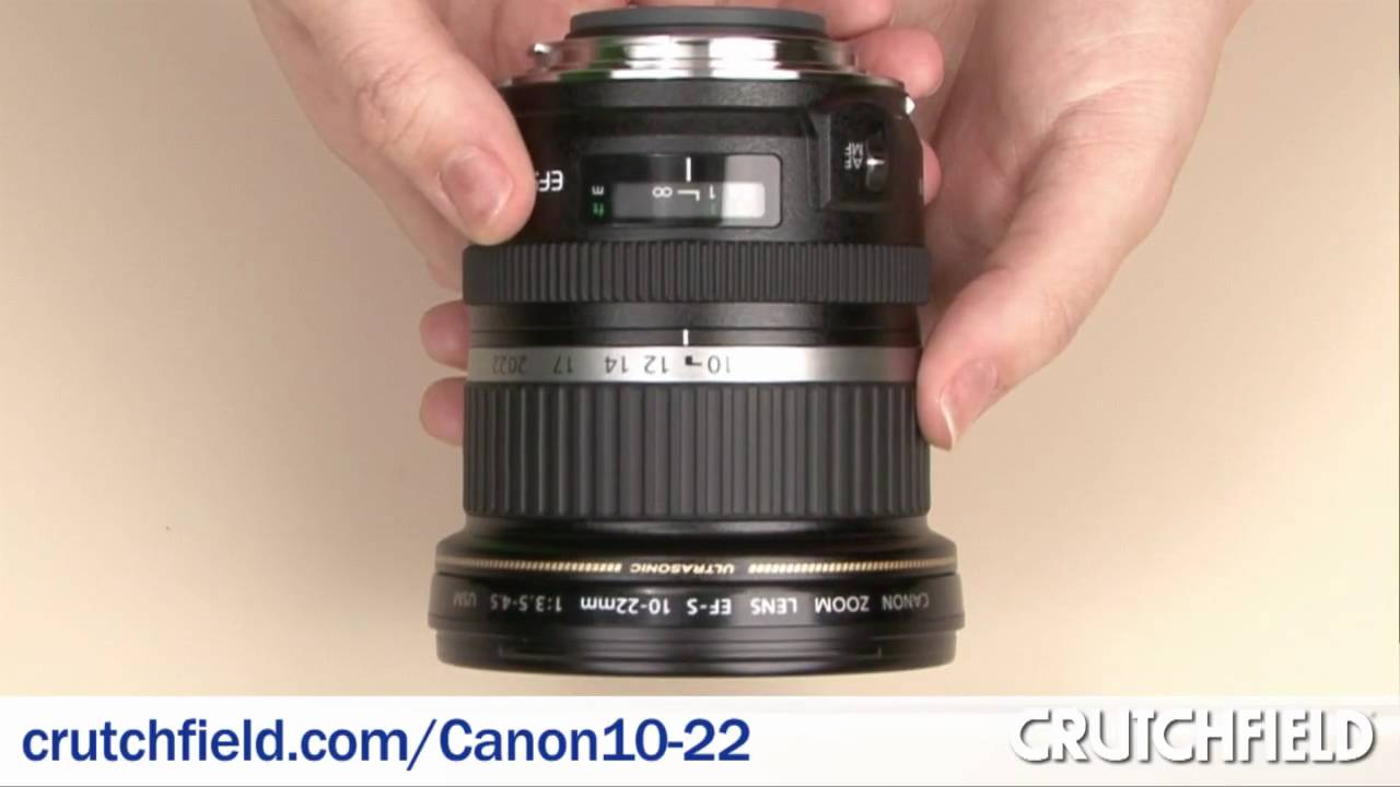 Canon EFS 1022mm USM Ultra Wide Angle Zoom Lens Crutchfield Video