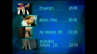 15.únor 2000 - dnes večer a reklamy TV Nova