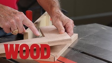 Easy Half-lap Miters on the Tablesaw - WOOD magazine