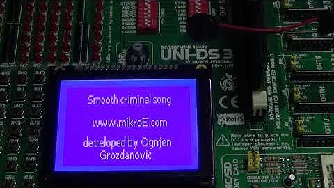 Smooth criminal song with PIC microcontroller | mikroC pro for PIC