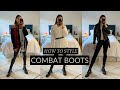 HOW TO STYLE COMBAT BOOTS // feat. 5 Autumn-Winter Outfits 2020