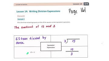 Writing Division Expressions