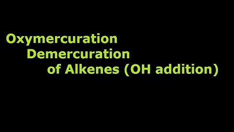 Oxymercuration Demercuration of Alkenes (Alcohol Addition)