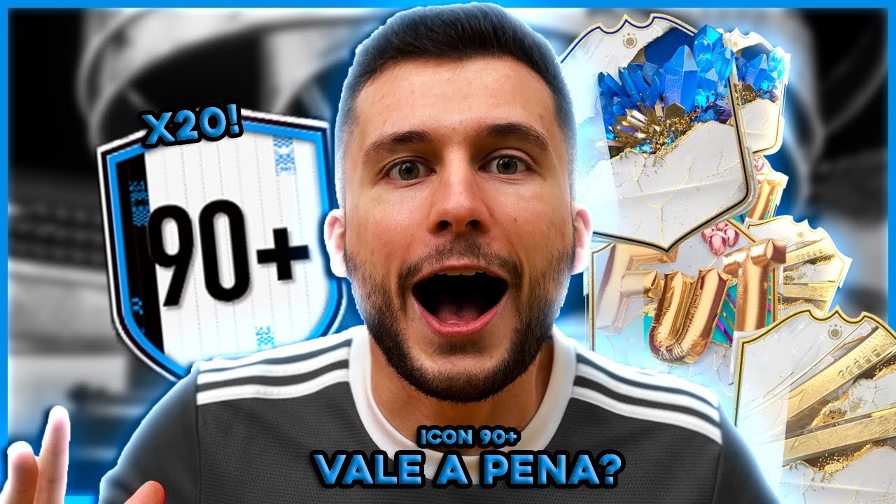 ABRI 20 PACKS DO ICON 90+ PRIME, TOTY OU BIRTHDAY VALE A PENA?? FIFA 23 - UT