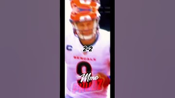 Joe Burrow vs Josh Allen #fyp  #nfl #subscribetomychannel