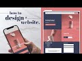 How to design a simple website (without coding) - Tutorial