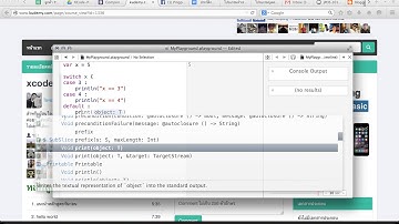 xcode programming ด้วยภาษา Swift ตอน 10 switch case