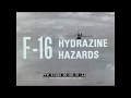 F-16 FIGHTER JET  EPU H-70 HYDRAZINE FUEL HAZARDS  TITAN MISSILE FUEL 67584