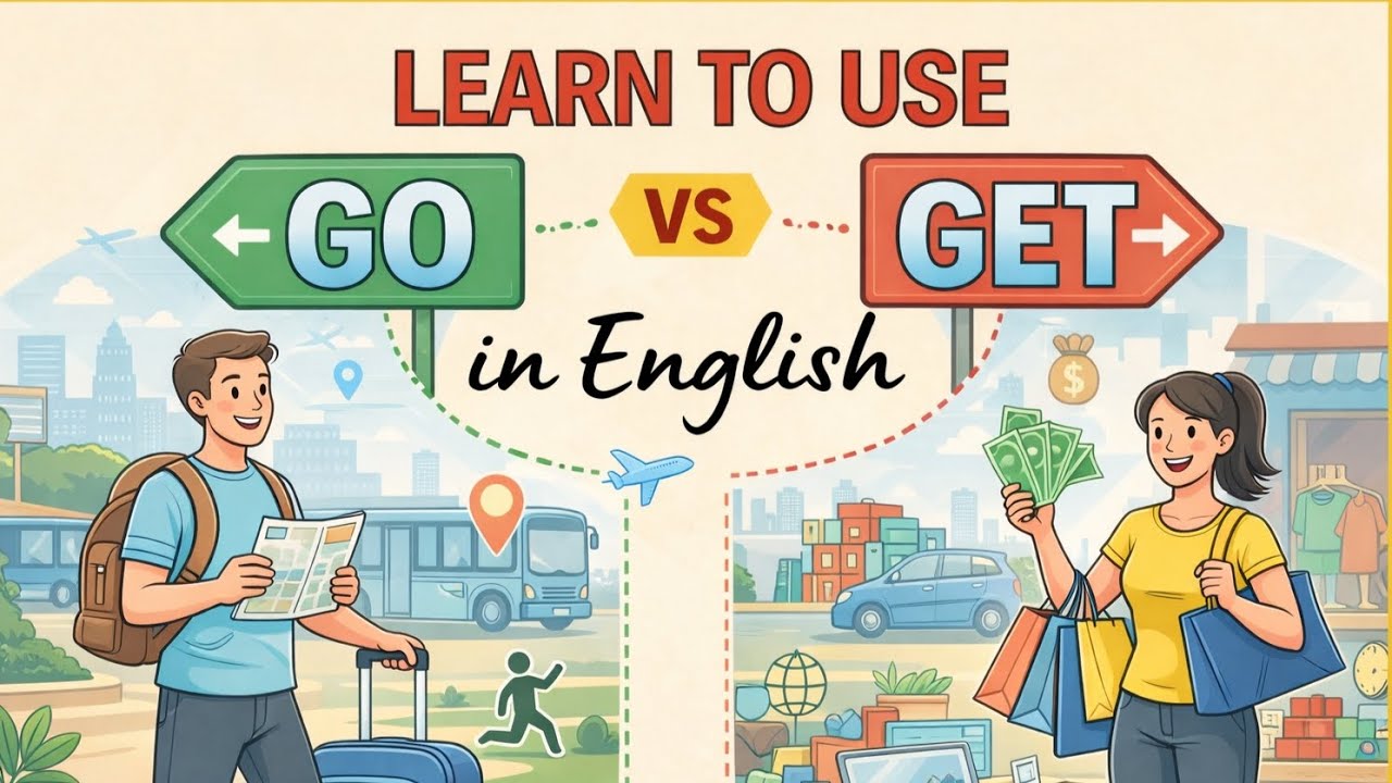 Go Between Example Image When to Say “GO” vs “GET” | Real Native English Examples - YouTube