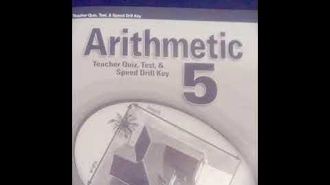 Abeka Academy 5th Grade Math  (Created with @Magisto)