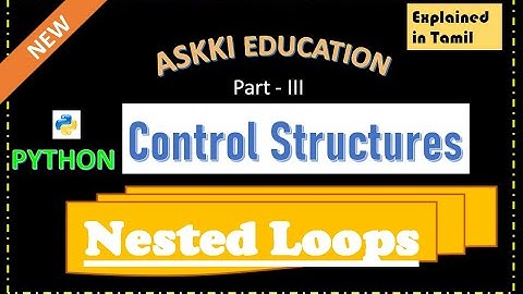 💥12th Computer Science | Chapter 6 Control Structures - Nested loops in Python English Medium Part#3