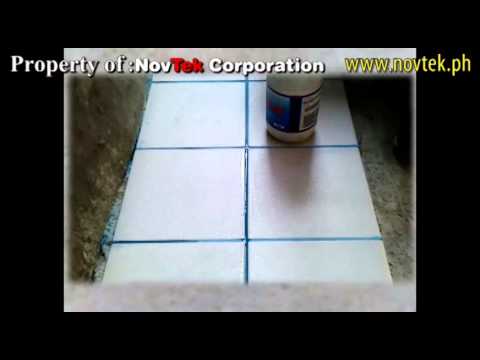 NovTek Tile Grout Sealer - YouTube