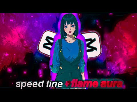 Speed line + aura Tutrial ll capcut tutrial ll