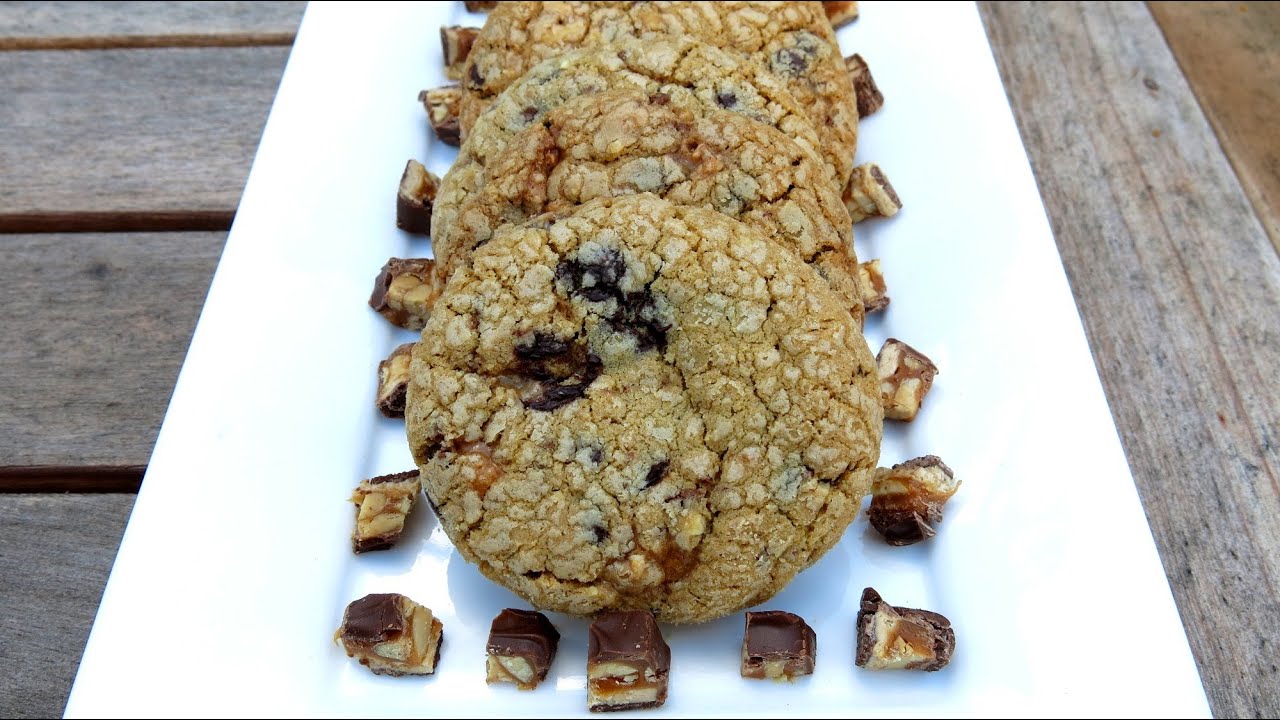 SNICKERS CHOCOLATE CHIP COOKIES RECIPE | SimpleCookingChannel
