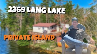 2369 Lang Lake, Private Island in Unorganized Township