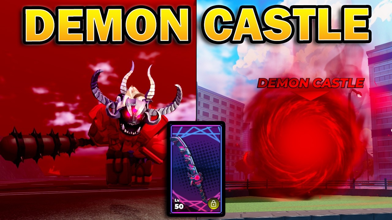 DEMON CASTLE UPDATE- Codes, Rocket Sword, and more in Solo Hunters