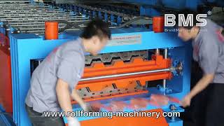 Precision Machining Double Layer Floor Deck Roll Forming Machine