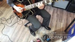 Video thumbnail of "Sunny 7 String Guitar and Looping Pedal - Robert Burton Winnipeg"