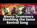 Mento drummers playing over the same mentorevival song challenge