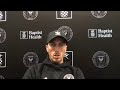 Ben Sweat post game Press Conference vs FC Dallas 10/28/20