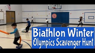 Biathlon Winter Olympics Physical Education Activity