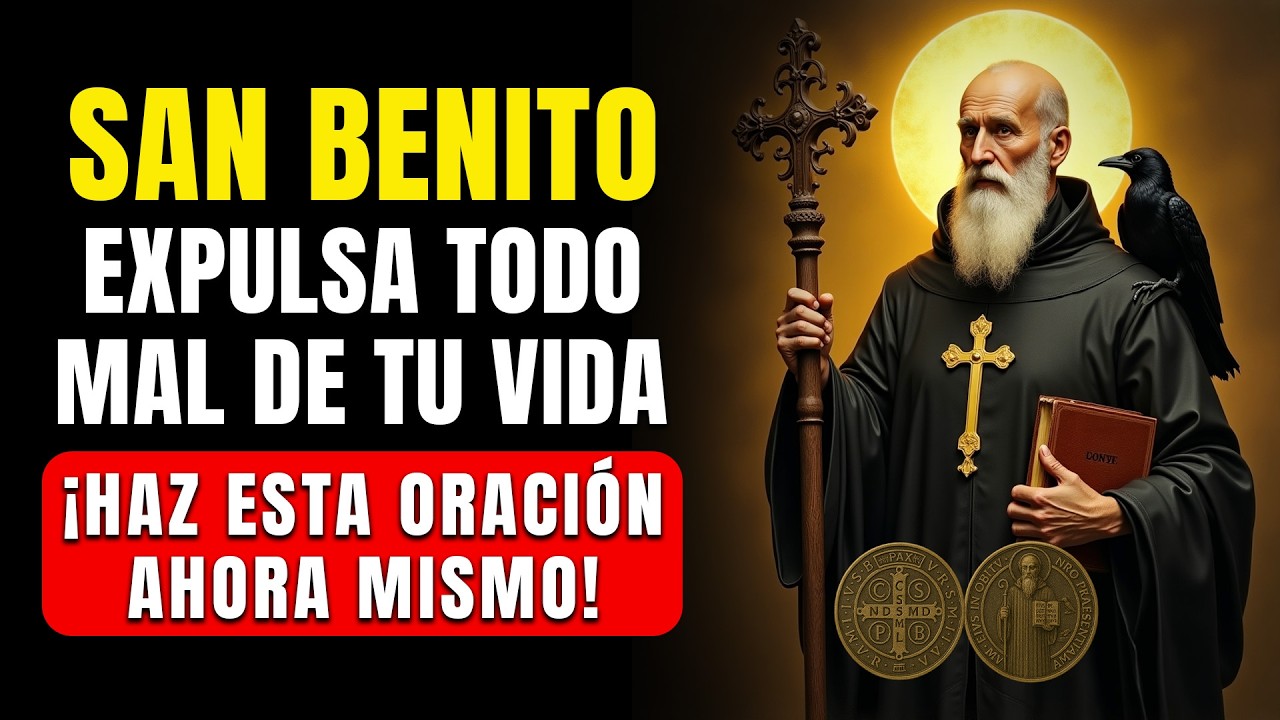 ✝️HAZ ESTA ORACIÓN A SAN BENITO 🙏 Y TODO MAL SE ALEJARÁ DE TU VIDA