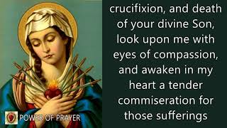 PRAYER TO OUR  LADY OF SORROWS | Feast Day 15 September | POWER OF PRAYER