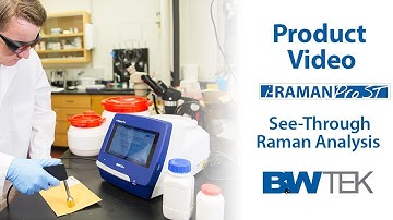The i-Raman Pro ST Portable See-Through Raman Analyzer from B&W Tek