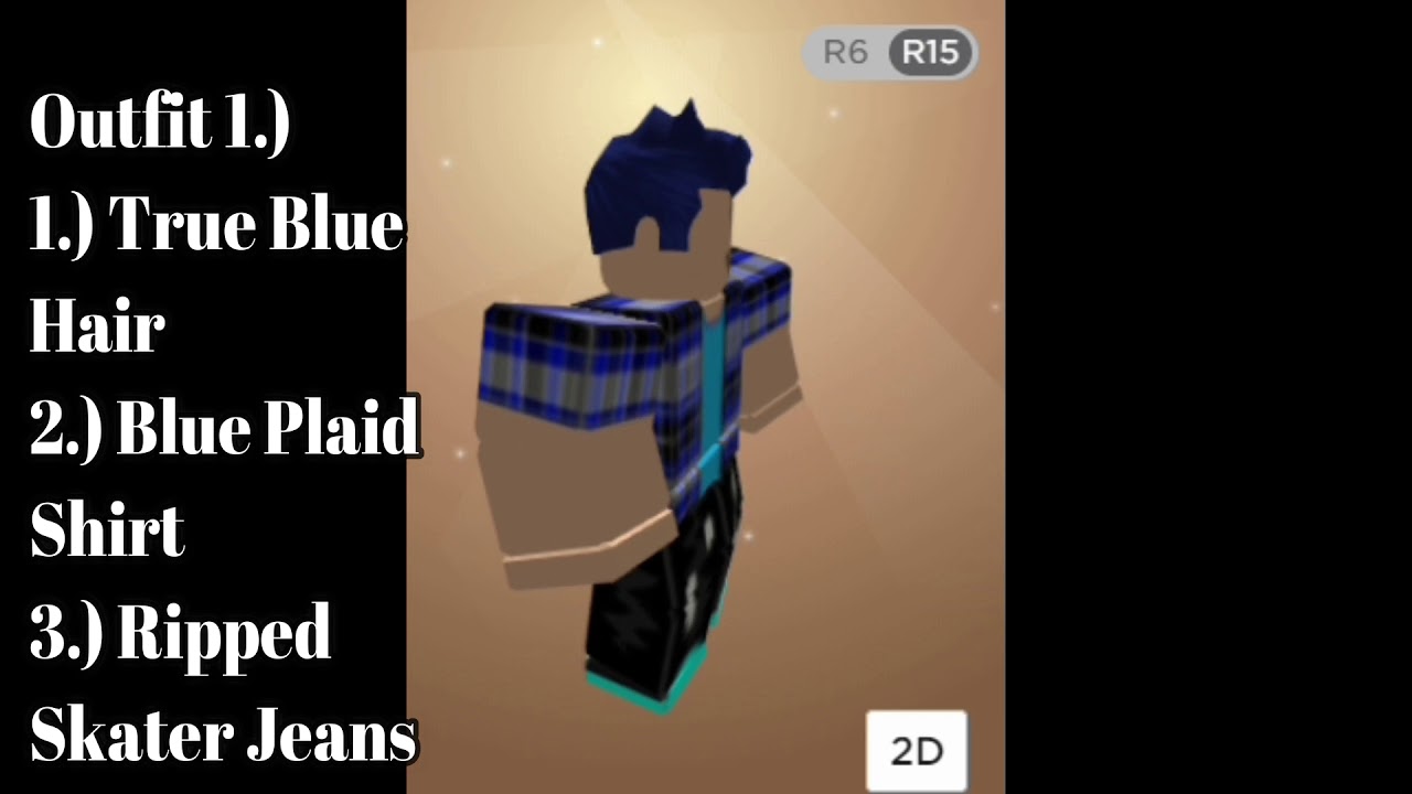 Roblox 3 Awesome Free Outfits Youtube - ripped skater shirt roblox