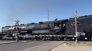 *UP Big Boy!* Tower Road Railroad Crossing, Aurora, CO with UP 4014!