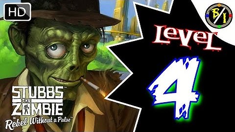 Stubbs The Zombie In Rebel Without a Pulse - Level 4: Cop Rock (Play/Walkthrough) - NO COMMENTARY