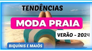 BIQUINIS E MAIÔS MODA PRAIA  VERÃO 2024 - MODA MULHERES MADURAS -MÁRCIA DINIZ