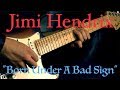 Jimi Hendrix - "Born Under A Bad Sign" - Blues Guitar Cover