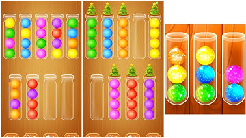 Ball Colour Sort Puzzle Gameplay 2, New Android Games  ios Walkthrough Simulator Think Brain