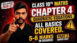 🔥 Class 10 Maths | Quadratic Equations | Middle Term Splitting | Part 2 | Nimit Agarwal | Cbse 2027