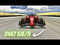 250000 HP Charles Leclerc Ferrari F1 (2467 KM/H) - Crazy Speed