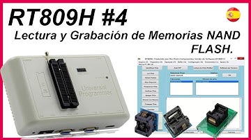 RT809H 4 Lectura escritura y Grabación de Memoria NAND FLASH