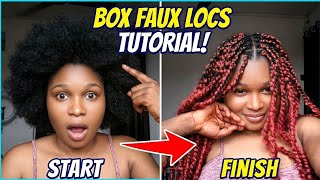 I Saved $200! 😱 DIY Faux Locs Tutorial (Step-by-Step for Beginners)