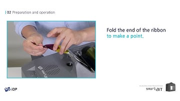 IDP Smart BIT Ribbon Shredder - How to Use