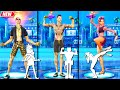 Fortnite MIDSUMMER MIDAS skin and Beach JULES Skin doing all Built-In Emotes!..