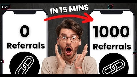 Get 1000 Referrals on any referral link | Telegram Bot Unlimited Referrals Hack